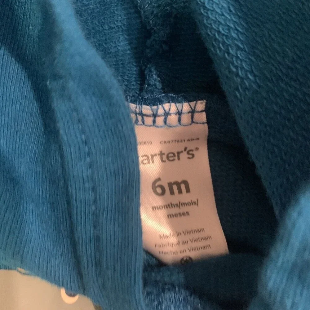 CARTER'S‎ Dino & Truck Hoodie, Size 6m  Set Of 2